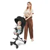 2 in 1 Kinderwagen 360°-Drehbar Sitz Kompakter Mini Produktbild-Vorschau 3