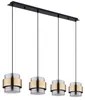 Globo Lighting Lampe à suspendre métal noir mat, 4x E27 Voir les images du produit 26