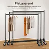 HOKEEPER Portemanteau commercial avec pied en Z, capacité Voir les images du produit 7