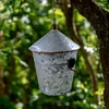 Großer Nistkasten für Vögel Vogelhaus aus Zink für Draußen Produktbild-Vorschau 6