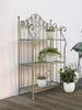 Metallregal "Pfauenauge" mit Ranken, Antik Design, Produktbild-Vorschau 1