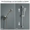 Auralum 70 cm Duschstange aus Edelstahl–Wandmontierte Produktbild-Vorschau 9
