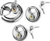 3er Set Rundschloss 70mm | Sicherheitsschloss mit 2 Produktbild-Vorschau 1