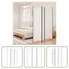A 3-panel room divider is shown in a bedroom setting. Produktbild-Vorschau