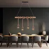 JustLight 4er Pendelleuchte Rope schwarz-natur 100 x 7 cm Produktbild-Vorschau 9