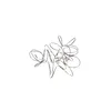 A close-up of a wire sculpture with small lights. Produktbild-Vorschau