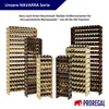 Weinregal NAVARRA aus Holz | HxBxT 219x46x28cm | 64 Produktbild-Vorschau 6