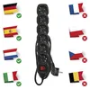 Steckdosenleiste 1,5 m / 6 Steckdosen / Schalter / schwarz / PVC / 1,5 mm2 Produktbild-Vorschau