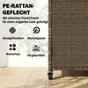 Outsunny Servierwagen Rattan Küchenwagen Produktbild-Vorschau 8
