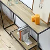 Nowoczesny, dwupoziomowy stolik konsolowy w wykończeniu Podgląd zdjęcia produktu 4