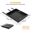2 x Schwarz Teleskopschublade Küchenschrank Ausziehbare Produktbild-Vorschau 2