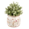 Clayre & Eef Květináč Ø 15x13 cm Růžovo-béžový keramický Náhled obrázku produktu 2