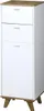Kesper Hochschrank 32x28x96 weiß Badezimmerschrank Produktbild-Vorschau 1