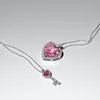 PANDORA Damenkette Herzschlüssel, Timeless, Sterlingsilber Produktbild-Vorschau 3