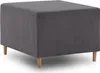 Pouffe-Fußhocker, Sitzpouf 64x55cm Fußhocker Für Sessel Produktbild-Vorschau 1