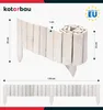 KOTARBAU® Beeteinfassung 110x15cm Rollborder Flexible Produktbild-Vorschau 3