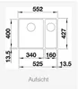 Spüle Blanco SUBLINE 340/160-F 552 x 427 mm schwarz 525984 Produktbild-Vorschau 7