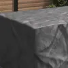 vidaXL Copridivano nero a tinta unita 270 x 110 x 70 cm Anteprima dell’immagine prodotto 4