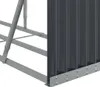vidaXL Riparo per legna da ardere antracite 234x45x100 cm Anteprima dell’immagine prodotto 6