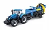 Bburago Traktor New Holland T7.315 S Kultivátorom 10 Cm Náhľad obrázku produktu 3