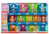 A display box of L.O.L. Surprise! Mini Sweets Haribo Party Pack dolls, showing multiple individual doll packages arranged on shelves. Produktbild-Vorschau