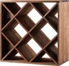 Portabottiglie in legno KADAX, 52 x 25,5 x 52 cm, marrone, Anteprima dell’immagine prodotto 16