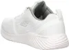 A white Skechers Bounder men's sneaker shown from the side and back. Produktbild-Vorschau