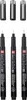 SAKURA Fineliner Pigma Micron 3er Set + GRATIS Etui Produktbild-Vorschau 3