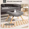 HOMCOM Sitzhocker, Fußhocker, Polsterhocker, Fußstütze bis Produktbild-Vorschau 7