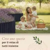 Floranica Bordura per Giardino in legno 40 x 100 cm Anteprima dell’immagine prodotto 6