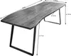 Esszimmertisch 120x80 cm Havanna, Baumkantentisch Produktbild-Vorschau 7