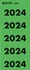 Leitz 1424-00-55 1424 Inhaltsschild 2024 - selbstklebend, Produktbild-Vorschau 1
