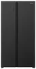 Hisense Freistehend Side-by-Side-Kühlschrank, Inox, 527 l, Produktbild-Vorschau 1