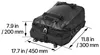 VEVOR Motorradhecktasche Rücksitztasche (30 L) mit Produktbild-Vorschau 8