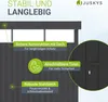 Juskys Metall Gerätehaus Luzern 12 m² - wetterfest & Produktbild-Vorschau 5
