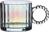 Glazen drinkbeker, modern design, met parelmoerhandvat, 8,6 Productafbeelding-voorbeeld 1