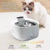 AjieQaQ Trinkbrunnen Kabellos für Katze, Wasserwanne aus Produktbild-Vorschau 4