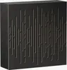 A black acoustic panel with a patterned front. Podgląd zdjęcia produktu