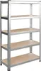 Regał metalowy magazynowy 150 x 75 x 30 cm Humberg 4840 Náhľad obrázku produktu 14
