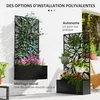 Outsunny Jardiniššre avec treillis, brise-vue paravent, Voir les images du produit 4