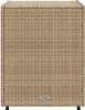 vidaXL Armoire de jardin beige 55x59x69 cm Poly rotin Voir les images du produit 6