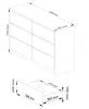 Kommode AKORD CL4 Erle 40 cm 4 Schubladen B40 x H74 x T35 Produktbild-Vorschau 10