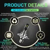 2PCS H4  LED lampen| 4000LM|6000K|80W|Auto LED Licht, Moto Produktbild-Vorschau 8