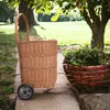 Chariot de marché à grandes roues, panier de marché, panier Voir les images du produit 13
