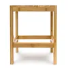 Relaxdays Bambushocker, HxBxT:40x28x32cm, aus Holz, Produktbild-Vorschau 4