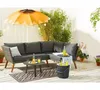 Livarno Home Sonnenschirm Ø 160 cm  „Früchte“ 160 - 200 cm Produktbild-Vorschau 2