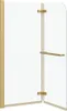 vidaXL Box doccia trasparente e dorato 120 x 140 cm Anteprima dell’immagine prodotto 4