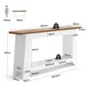 Tavolino consolle lungo 160 cm con spazio contenitivo, Anteprima dell’immagine prodotto 2