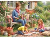 Puzzle da 1000 pezzi "Festa della Mamma": La famiglia in Anteprima dell’immagine prodotto 2