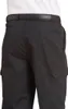 Close-up of the back of black pants with a black belt. Produktbild-Vorschau